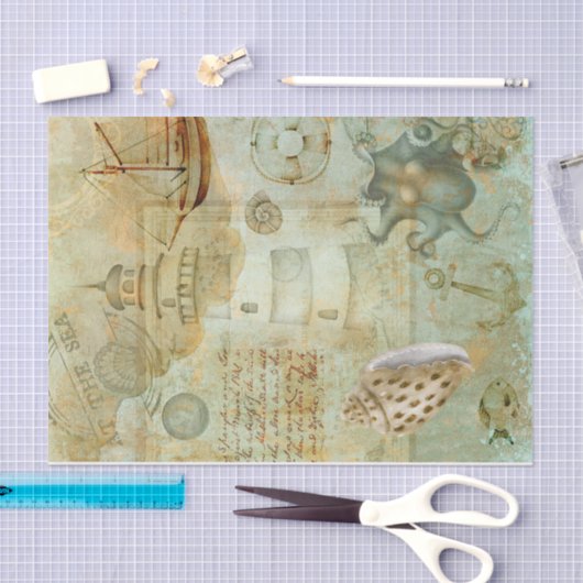 Nautisch Tissuepapier (Craft)