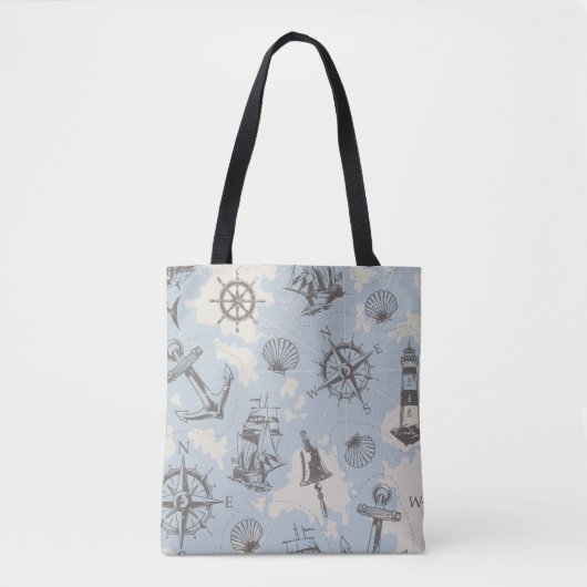 Nautisch Tote Bag (Voorkant)
