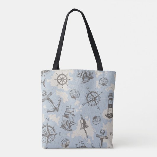 Nautisch Tote Bag (Achterkant)