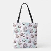 Nautisch Tote Bag (Achterkant)