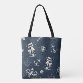 Nautisch Tote Bag (Achterkant)