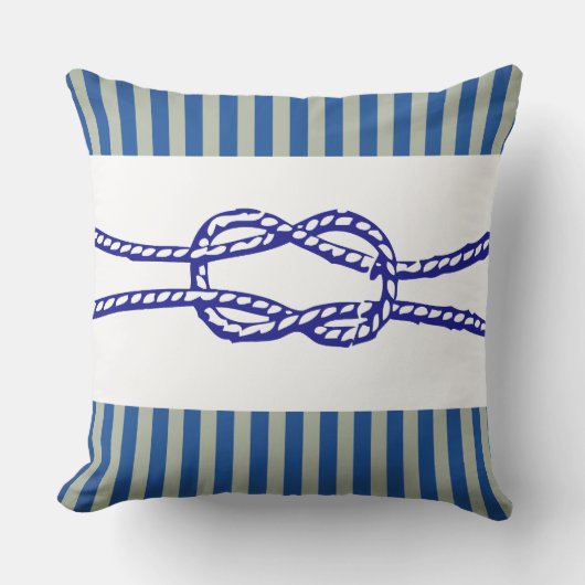 nautisch touw buitenkussen (Voorkant)