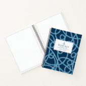 Nautisch Touw Marine Blue Beach House Guest Book Notitieboek (Binnen)