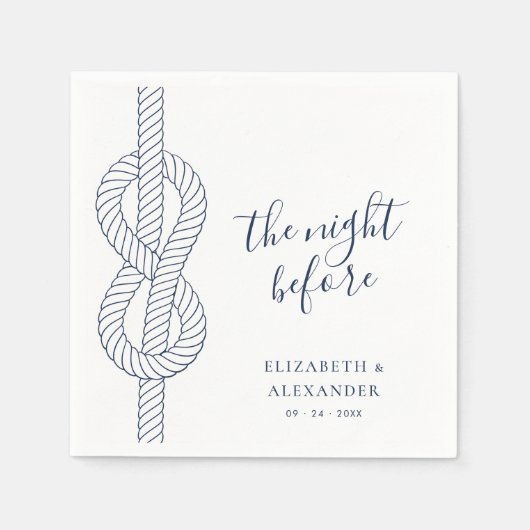 Nautisch touw Modern repetitiediner Servet (Voorkant)