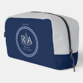 nautisch touw monogram marine toilettasje (Rechterhoek)