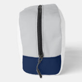 Nautisch touw monogram wit toilettasje (Rechts)
