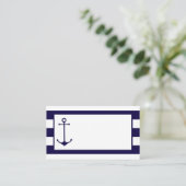 Nautisch: Trouwplaatskaarten : Visitekaartjes Plaatskaartje (Staand voorkant)