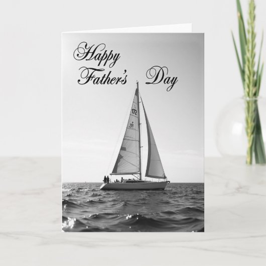 Nautisch vaders dag script kaart (Voorkant)
