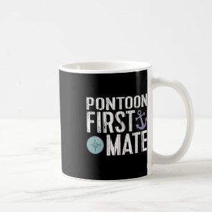 Nautisch varen ponton eerste stuurman anker  koffiemok
