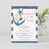 Nautisch verankerd door Love Vrijgezellenfeest (P/ Kaart (Staand voorkant)