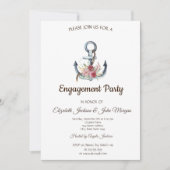 Nautisch Verloving waterverf-ankervloeren Kaart (Voorkant)