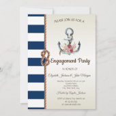 Nautisch Verloving waterverf-ankervloeren Kaart (Voorkant)