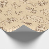 Nautisch verpakkingspapier cadeaupapier (Hoek)