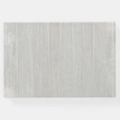 Nautisch verweerd hout gepersonaliseerde bruiloft gastenboek (Achterkant)