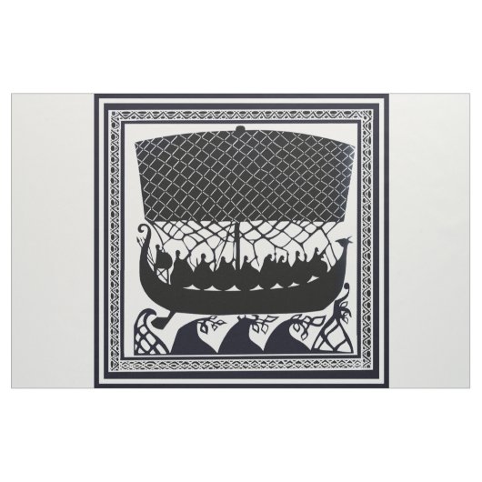 Nautisch Viking Ontwerpersstof Stof (Yard (91,4 cm))