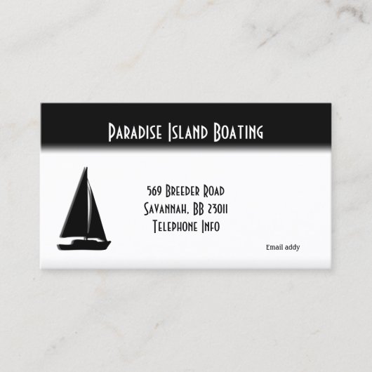 Nautisch Visitekaartje (Voorkant)