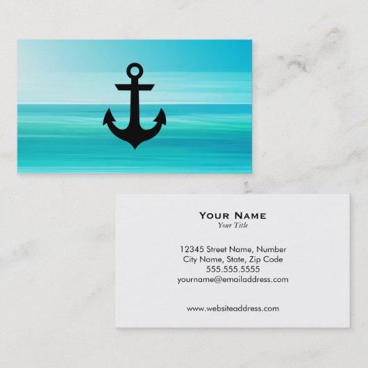 Nautisch Visitekaartje (Voorkant / Achterkant)
