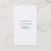 Nautisch Visitekaartje (Achterkant)