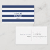 Nautisch visitekaartje (Voorkant / Achterkant)