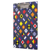 Nautisch vlaggenpatroon klembord (Links)