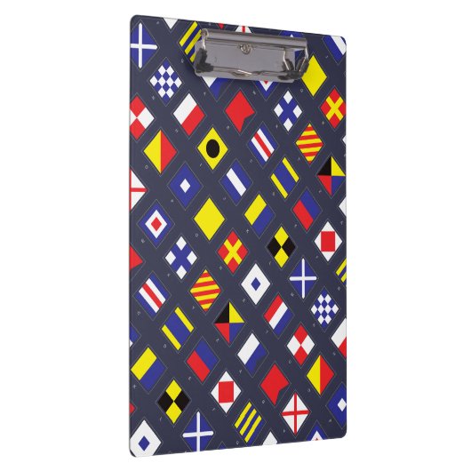 Nautisch vlaggenpatroon klembord (Rechts)