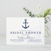 Nautisch |  Vrijgezellenfeest Anchor Kaart (Staand voorkant)