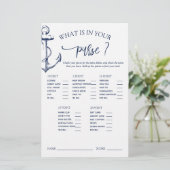 Nautisch Vrijgezellenfeest-anker (Staand voorkant)