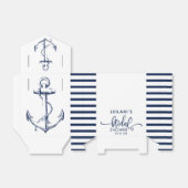 Nautisch Vrijgezellenfeest Bedankdoosjes (Uitgevouwen)