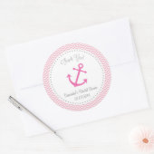 Nautisch Vrijgezellenfeest Dank u Sticker (Envelop)