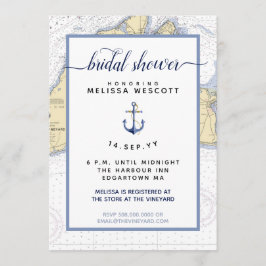 Nautisch Vrijgezellenfeest | Martha's Vineyard Kaart