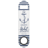 Nautisch Vrijgezellenfeest met ankerband Speed Flessenopener (Voorkant)