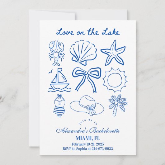 nautisch vrijgezellenweekend kaart (Voorkant)