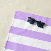 Nautisch vrijgezellenweekend lavendel en wit strandlaken (In situ)