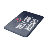 Nautisch Welkom Aboard Bath Mat Rug (Gekanteld)
