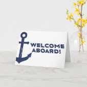 Nautisch Welkom bij het Team Nieuwe Medewerker Kaart (Gele Bloem)