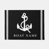 Nautisch Welkomstbord Naam Anchor Doormat Deurmat (Voorkant)