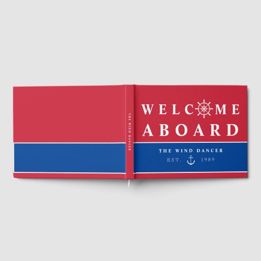 Nautisch welkomstbord naambord toevoegen gastenboek (Volledig)