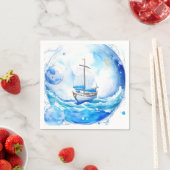 Nautisch welkomstfeest: Boy Baby shower Servet (Insitu)