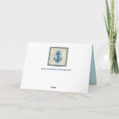 nautisch wenskaart voor anker kaart (Achterkant)