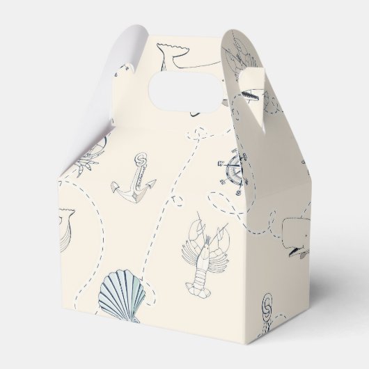 Nautisch Zee Bedankdoosjes (Voorkant Zijde)