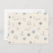 Nautisch Zee Briefkaart (Voorkant / Achterkant)