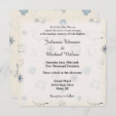 Nautisch Zee bruiloft Kaart (Voorkant / Achterkant)