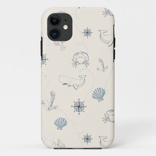 Nautisch Zee Case-Mate iPhone Case (Achterkant)