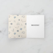 Nautisch Zee Dank u Bedankkaart (Binnen)