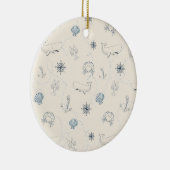 Nautisch Zee Keramisch Ornament (Rechts)