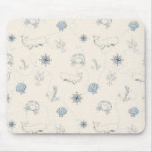 Nautisch Zee Muismat (Voorkant)