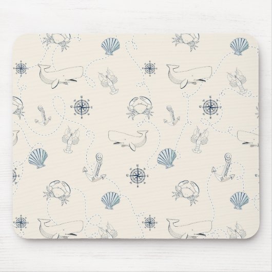 Nautisch Zee Muismat (Voorkant)