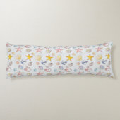 Nautisch Zee Ocean Seashells Starfish Home Bedding Lichaamskussen (Achterkant)