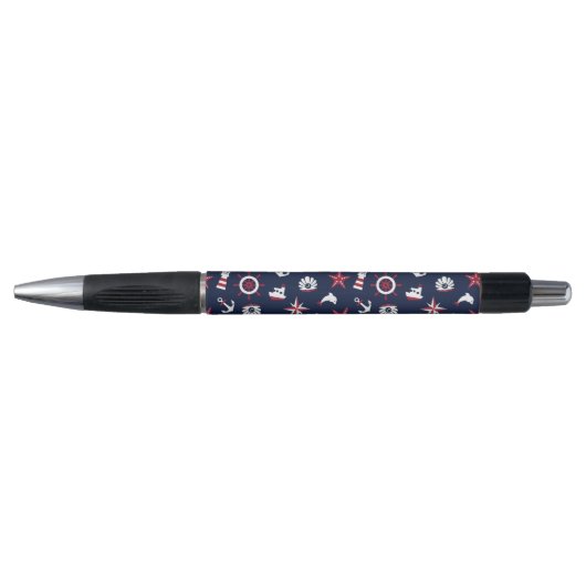 Nautisch Zee Patroon Pen (Voorkant)
