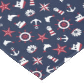 Nautisch Zee Patroon Tafelkleed (Gekanteld)